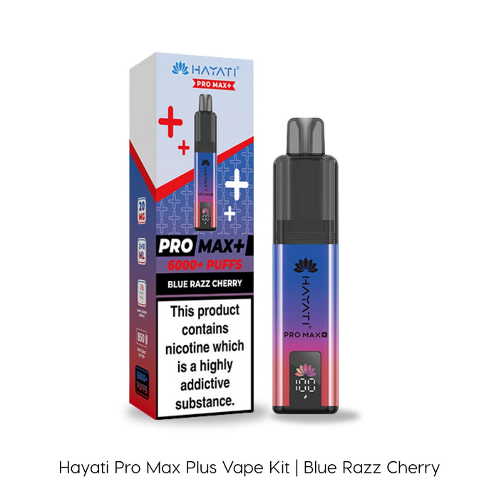 Blue Razz Cherry Hayati Pro Max Plus Vape Kit