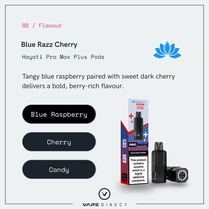 Blue Razz Cherry - Hayati Pro Max Plus Pods