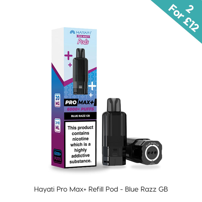 Blue Razz GB - Hayati Pro Max Plus Pods