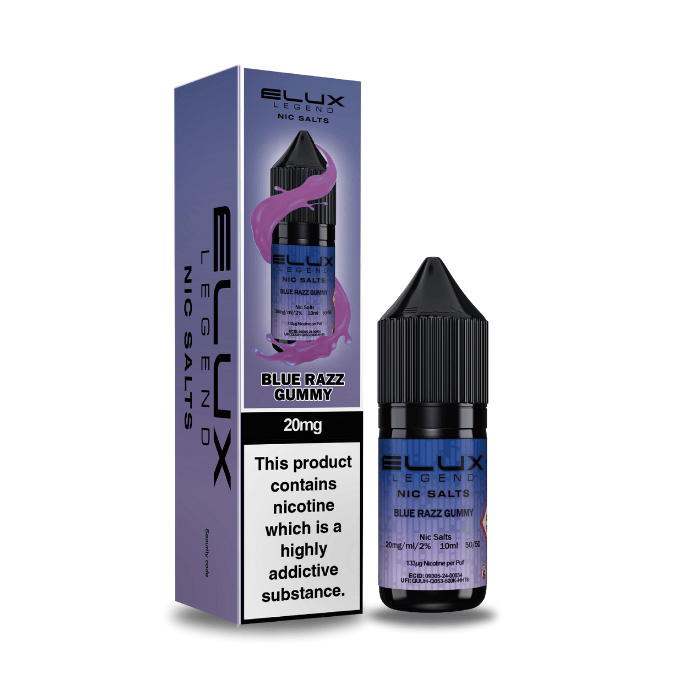 Blue Razz Gummy Elux Legend Nic Salt - Vape Direct Blue Razz Gummy Elux Legend Nic Salt - Vape Direct