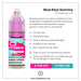 Blue Razz Gummy Ox passion e-liquid with flavour description. 10ml Nic Salt, suitable for MTL devices, multi-buy offers, and details for next day delivery in milton keynes and buckingham shown.