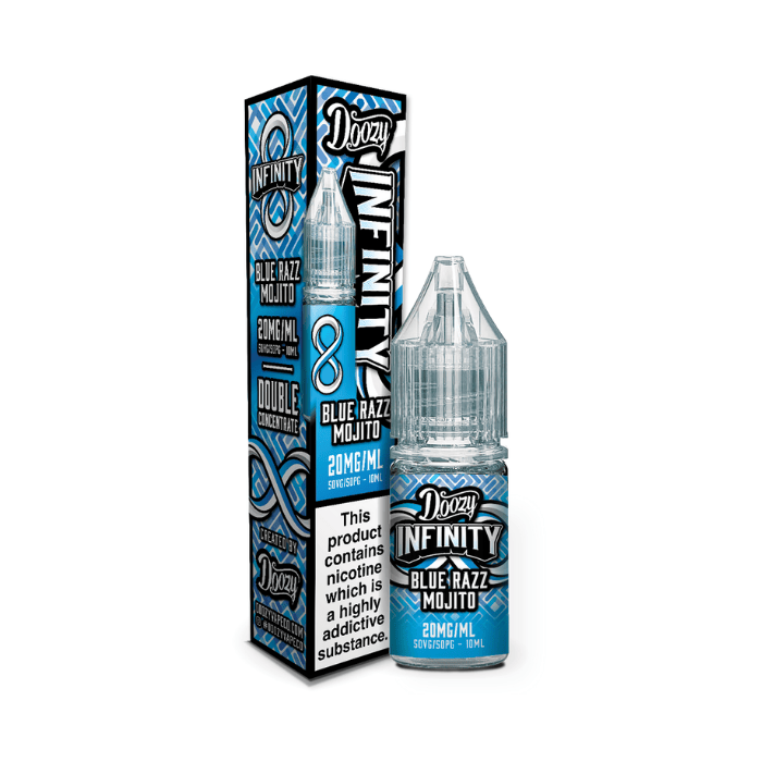 Blue Razz Mojito Nic Salt E-Liquid by Doozy Infinity