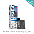 Blue Sour Raspberry - Zero Nic - IVG PRO 12 Pods