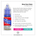 Blue Sour Razz Ox passion e-liquid with flavour description. 10ml Nic Salt, suitable for MTL devices, multi-buy offers, and details for next day delivery in milton keynes and buckingham shown.