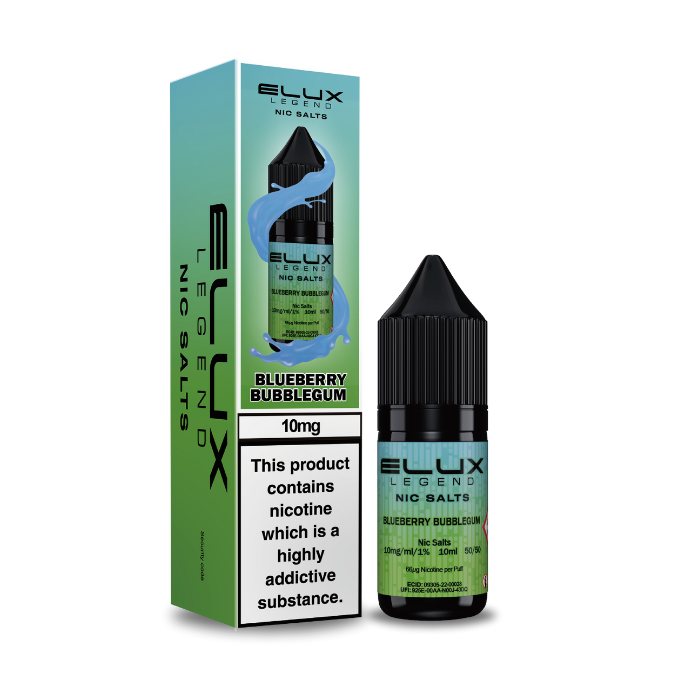 Blueberry Bubblegum Nic Salt E-Liquid by Elux Legend