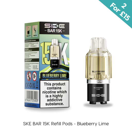 Blueberry Lime SKE BAR 15K refill pods