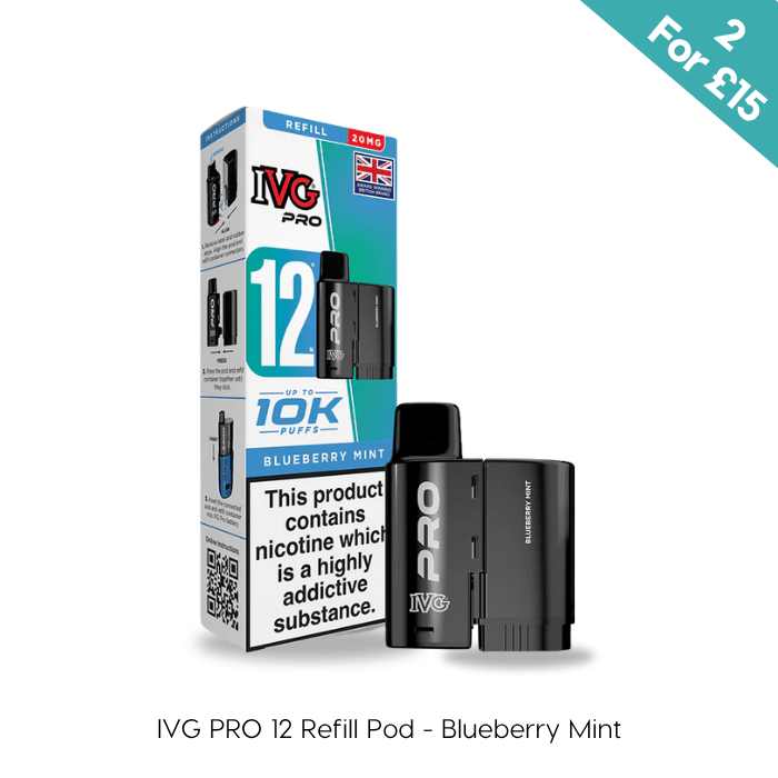 Blueberry Mint - IVG PRO 12 Pods