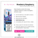 The Blueberry Raspberry Hayati Pro Max Plus Vape Kit by Hayati comes in a blue and purple box with a striking vape pen graphic. Key features include up to 6000 puffs, a 2ml pod, 10ml refill, and an 850mAh battery. Enjoy next day delivery and take advantage of the special offer: 2 for £20.