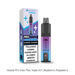 A Blueberry Raspberry Hayati Pro Max Plus Vape Kit by Hayati, complete with box, featuring a sleek purple-blue gradient design. The packaging prominently highlights the Blueberry Raspberry flavor and displays the distinctive Hayati branding.