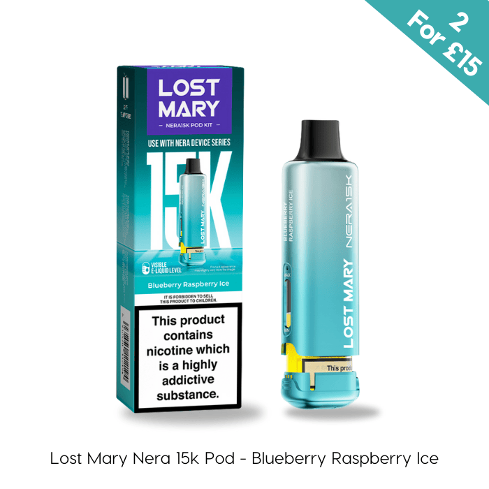 Blueberry Raspberry Ice - NERA 15K - Vape Direct