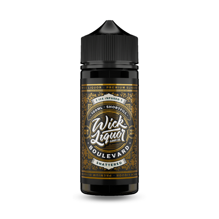 Boulevard Shattered - Wick Liquor E Liquid 100ml Shortfill