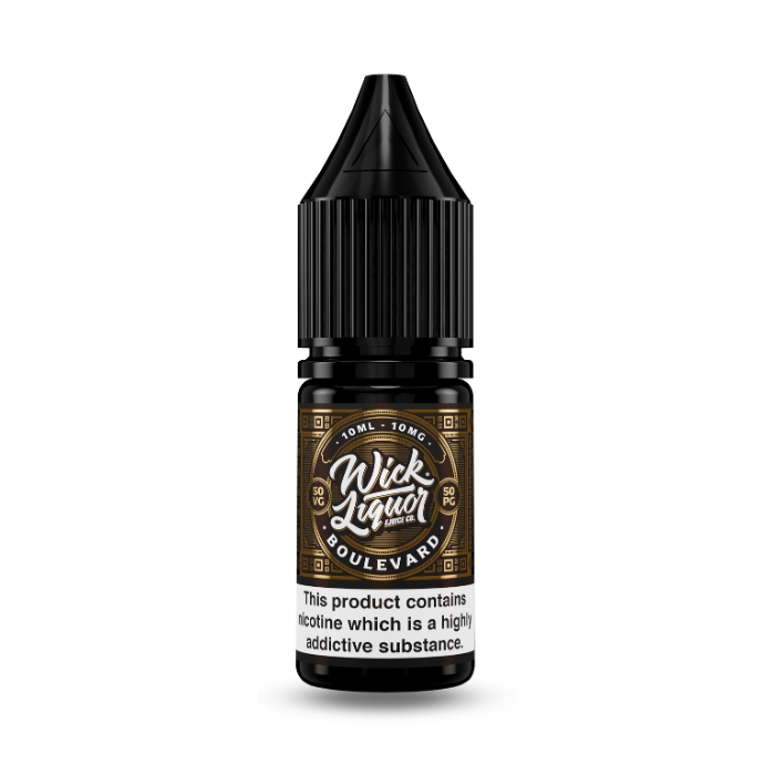 Wick Liquor Nic Salts 10ml - Boulevard Vape juice