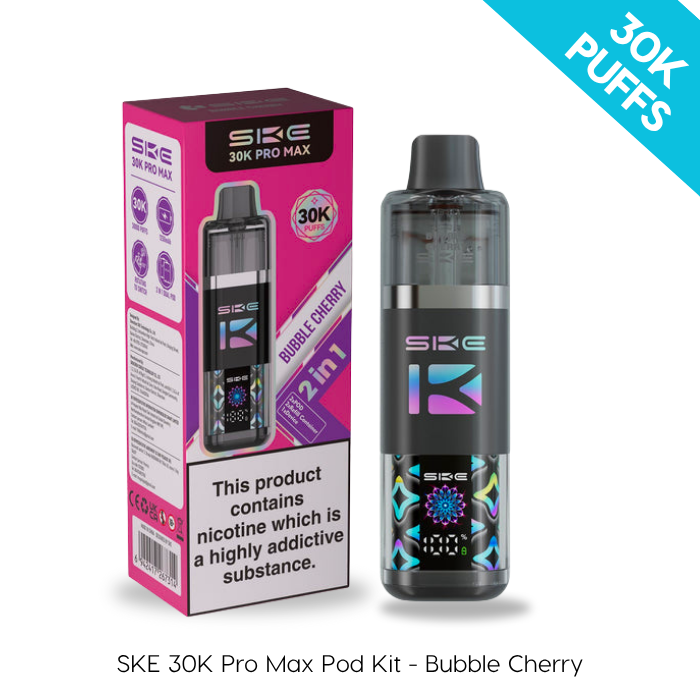Bubble Cherry SKE Pro Max 30K Pod Kit