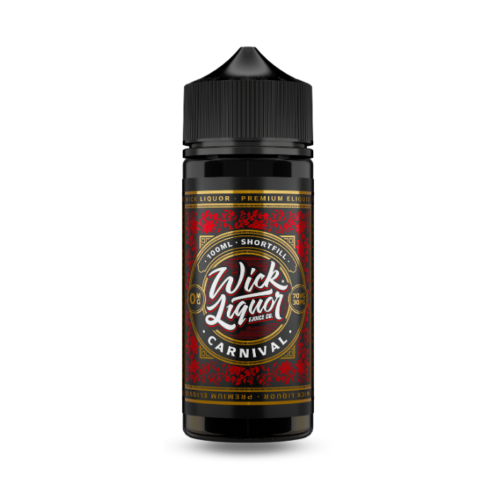 Wick Liquor Carnival 100ml Shortfill Vape Juice | Vape Direct Wick Liquor Carnival 100ml Shortfill Vape Juice | Vape Direct