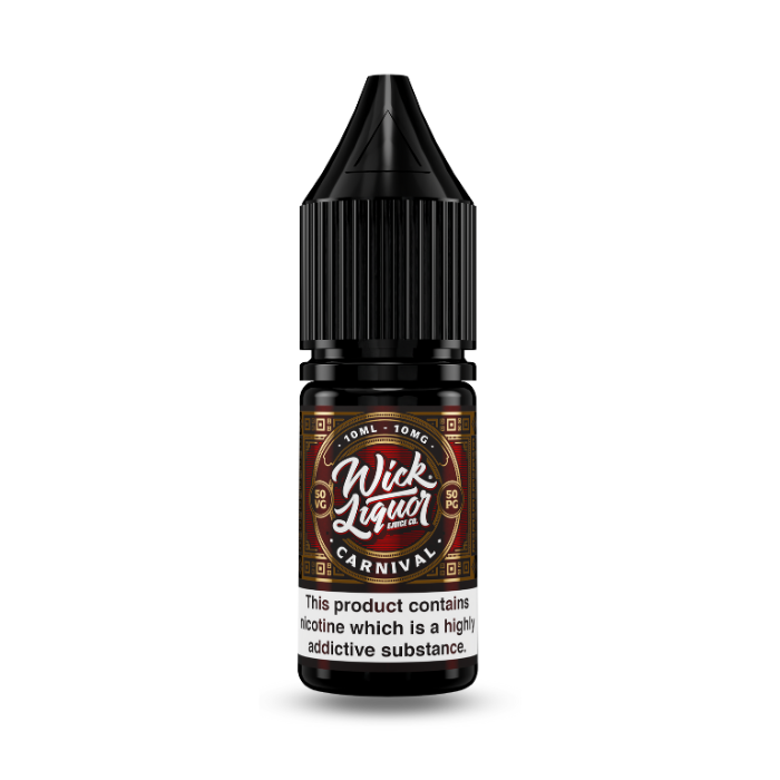 Wick Liquor Nic Salts - Carnival 10ml Vape juice