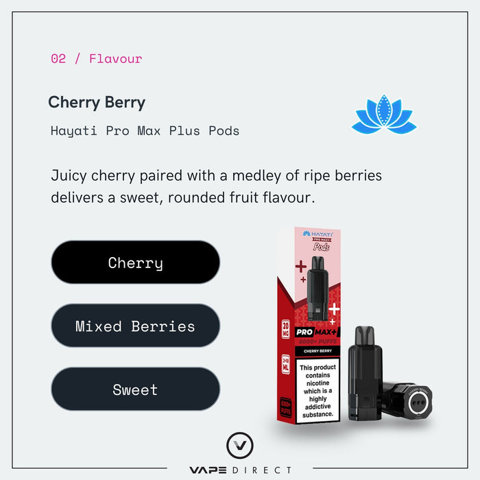 Cherry Berry - Hayati Pro Max Plus Pods