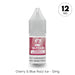 V4 Vapour - Cherry & Blue Razz Ice 10ml E-Liquid offers 12mg nicotine and a childproof cap, delivering a cool mix of cherry and blue razz flavours in every puff. Available at Vape Direct In Milton Keynes