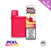 Red Cherry Lemonade Pixl 8000 pod and its packaging on a white background