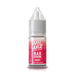 Cherry nic salt e-liquid 10ml bottle by Just Juice Bar Salts on a plain background