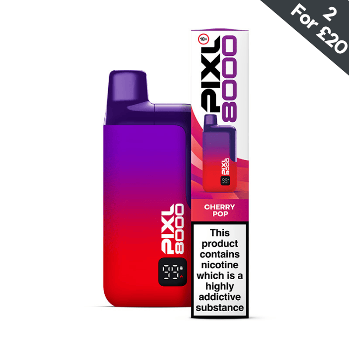 Cherry Pop | Pixl 8000 Prefilled Kit | Vape Direct
