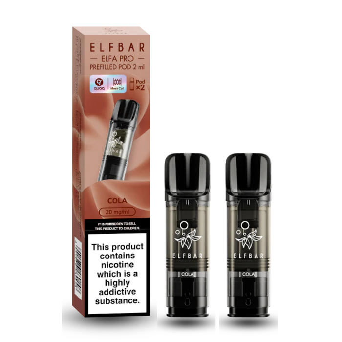 Cola - Elfa Pro Pods By Elf Bar Cola - Elfa Pro Pods By Elf Bar