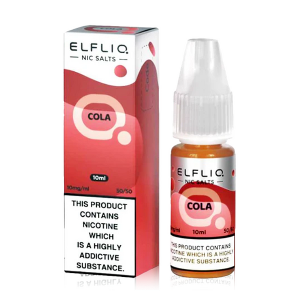 cola flavored vape juice Nic Salt Eliquid by Elfliq Flavor:Strazz (Strawberry Raspberry) Vessel Juice Head - Arctic