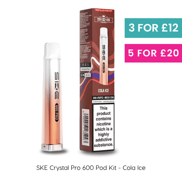 Cola Ice - SKE Crystal Pro 600 Pod Kit
