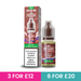 Crystal Cola Ice vape juice bottle and packaging on a white background