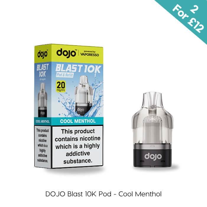 Cool Menthol Dojo 10K Vape Pods | Vape Direct Cool Menthol Dojo 10K Vape Pods | Vape Direct