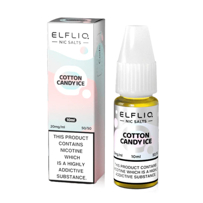 Cotton Candy Ice Nic Salt Eliquid by Elfliq | Vape DIrect Cotton Candy Ice Nic Salt Eliquid by Elfliq | Vape DIrect
