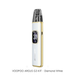 Voopoo Argus G3 vape pod kit in Diamond White with digital display.