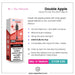 Promotional image for the Double Apple Hayati Pro Max Plus Vape Kit by Hayati, showcasing the sleek device, key features such as 6000 puffs, a special offer of 2 for £20, and delivery details from vapedirect.com.