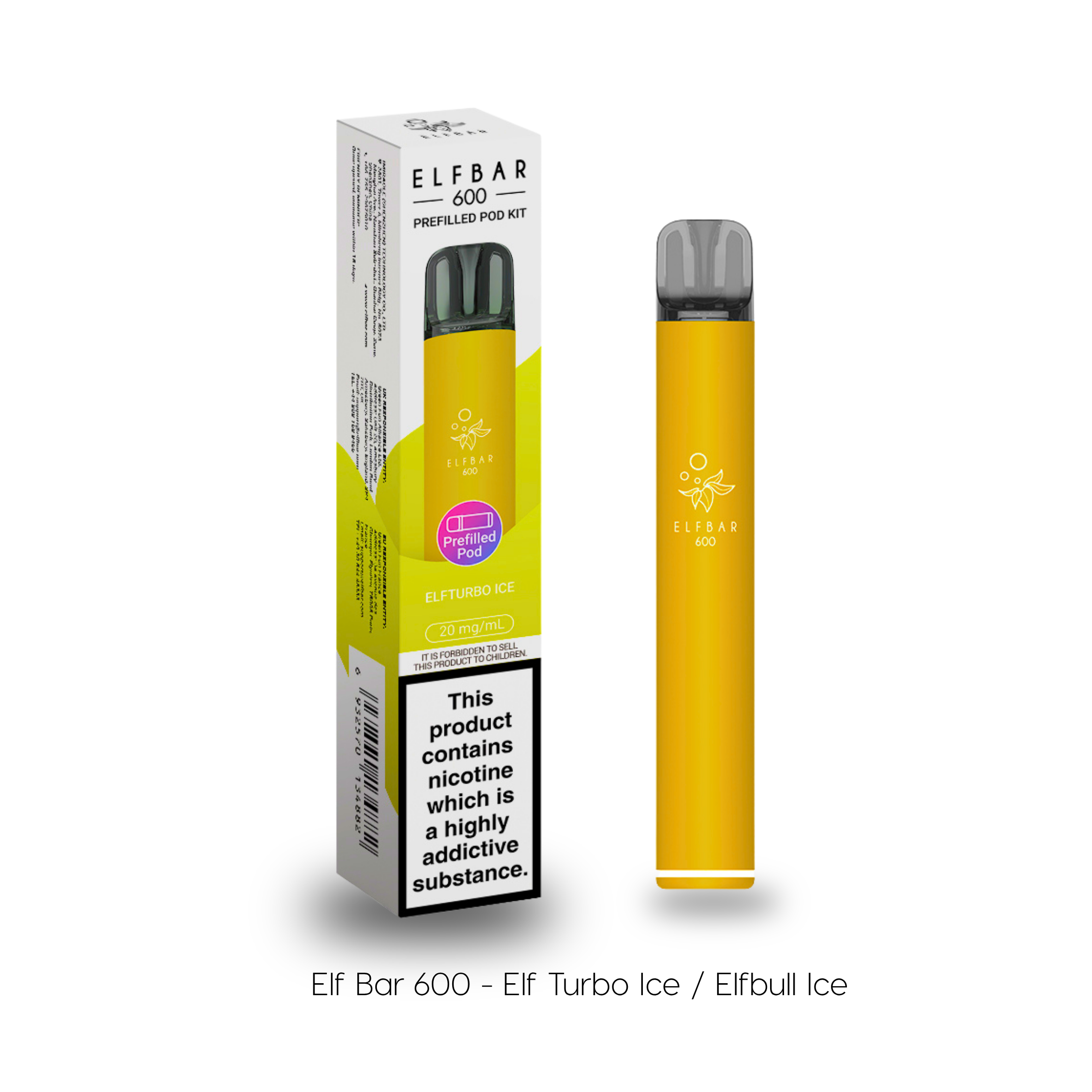 elfbar turbo release Elf | Elf Bar 600 Prefilled Kit pod Elfa pod kit Flavours:Strawberry Snoow Elfbar 600 V2 Einweg