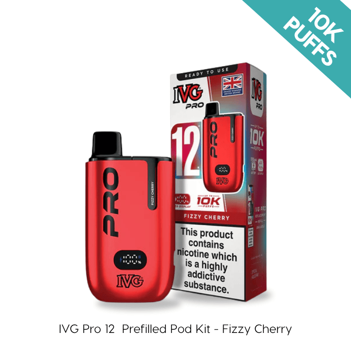 Fizzy Cherry - IVG PRO 12 Prefilled Kit