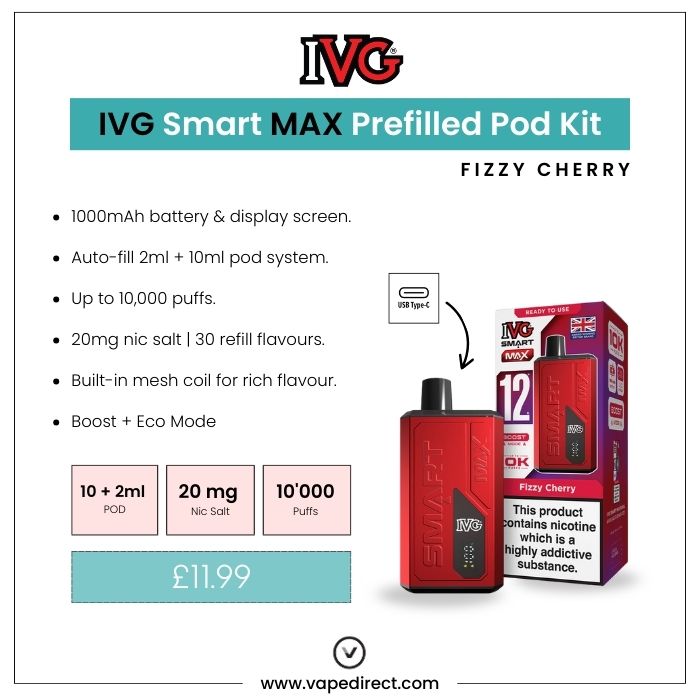 Fizzy Cherry - IVG Smart Max 10K KIT
