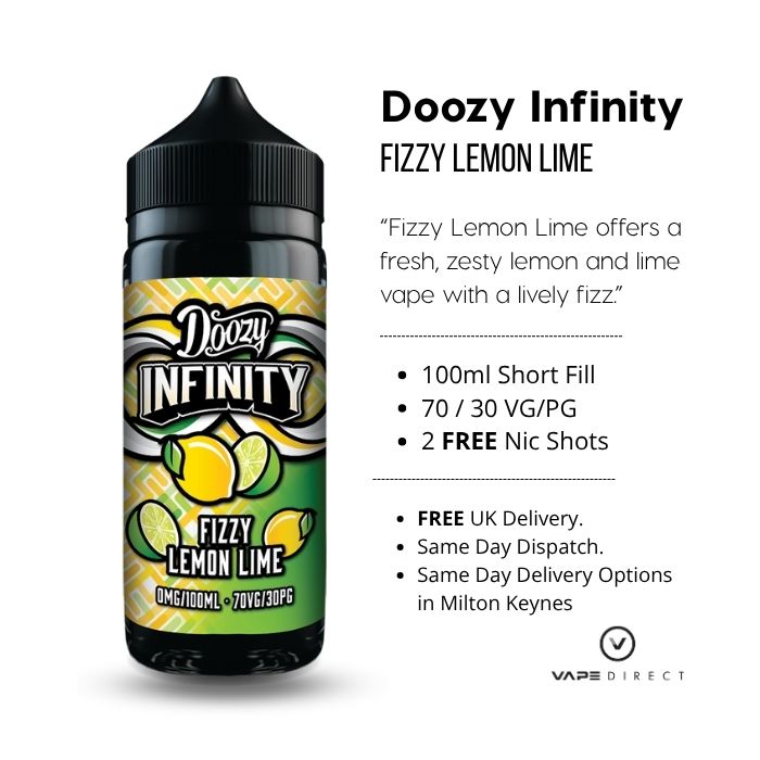 Fizzy Lemon Lime - Doozy Infinity 100ml Shortfill