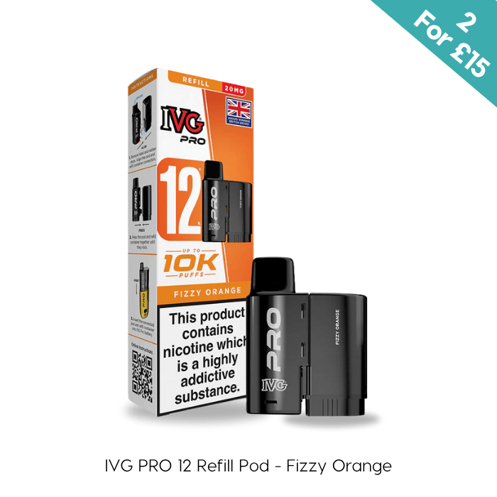 Fizzy Orange - IVG PRO 12 Pods
