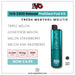 Promotional image for I VG 2400’s Fresh Menthol Mojito 4-in-1 Prefilled Pod Kit, featuring product photo, flavors, main rechargeable vape features, and price: “Now £4.99.”. Available at Vape Direct In Milton Keynes