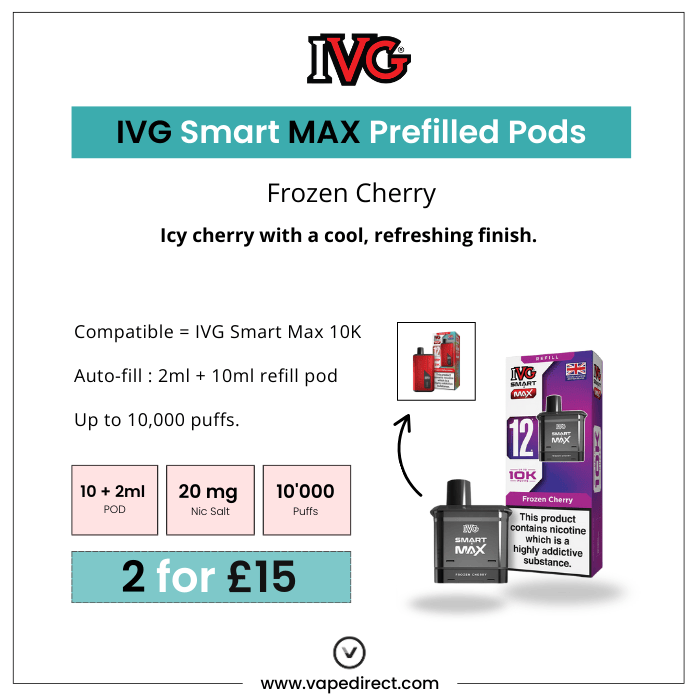 Frozen Cherry - IVG Smart Max 10K Refill Pod