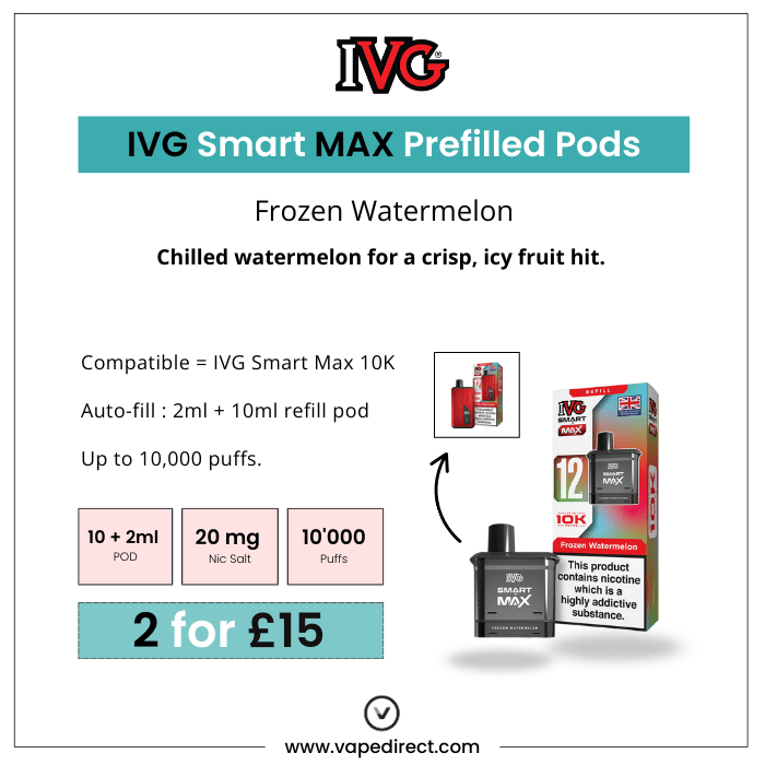 Frozen Watermelon - IVG Smart Max 10K Refill Pod