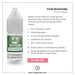 V4 Vapour - Fruit Gummies 10ml E-Liquid by V4 Vapour features fresh green design, offers a choice of nicotine strengths, same-day delivery, and special pricing (4 for £10). Available at Vape Direct In Milton Keynes