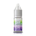 Grape Aloe nic salt e-liquid 10ml bottle by Just Juice Bar Salts on a plain background