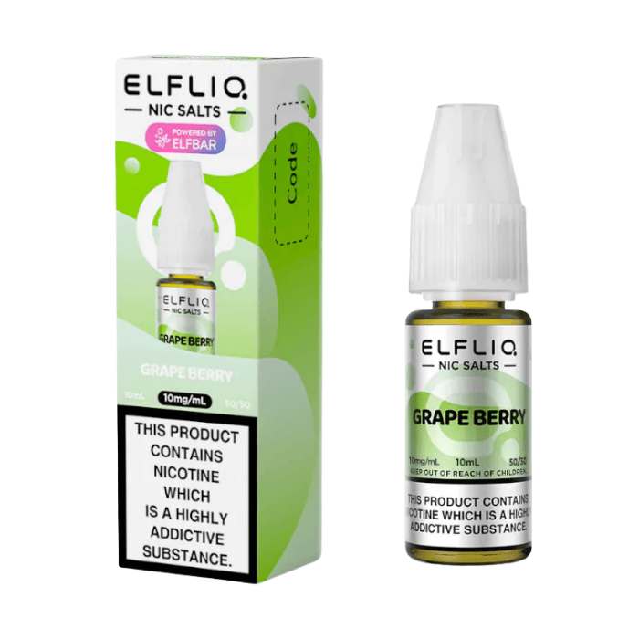 elfliq vape juice Grape Berry Nic Salt Eliquid by Elfliq