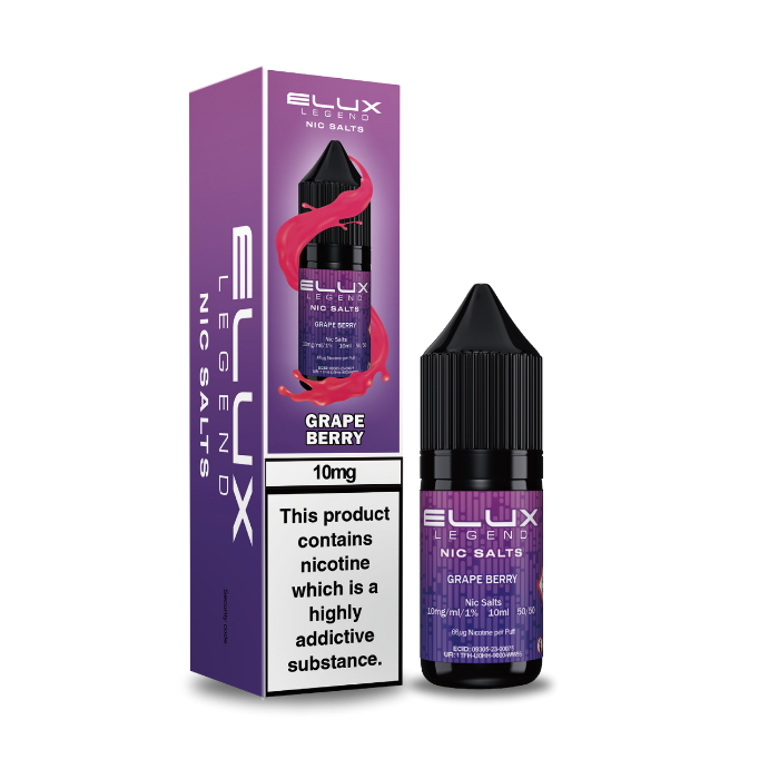 Grape Berry Nic Salt E-Liquid by Elux Legend