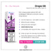 Promotional image for the Grape GB Hayati Pro Max Plus Vape Kit by Hayati, showcasing features including 6000 puffs, a pre-filled 2ml pod, an 850mAh battery, and a special “2 for £20” offer.