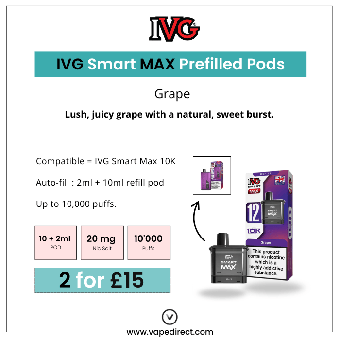 Grape - IVG Smart Max 10K Refill Pod