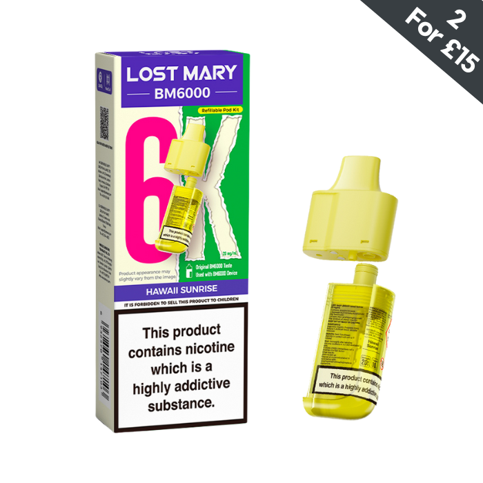 elfbar pods hawaiian Hawaii Sunrise - Lost Mary BM6000 POD elf bar elfa pods sorten ELFBAR Events & Exhibitions Elf Bar Mate 500 Kit Sorte:Apple Pear
