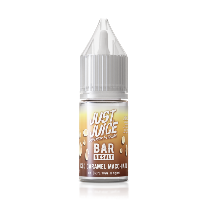 Iced Caramel Macchiato - Just Juice Bar Salt 10ml Vape Juice