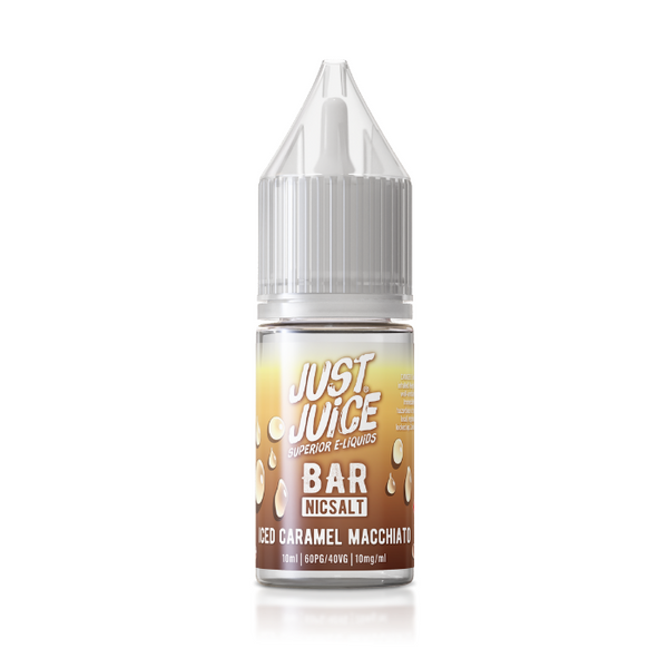 vape juice direct Iced Caramel Macchiato Just Nic Salt Flavours:Mix Flavour (Random) 5.5% Nicotine Big High 5g THCA