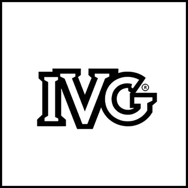 IVG collection logo image linking to the range of IVG Shortfills, Pod Kits and prefilled pods at vape direct milton keynes.